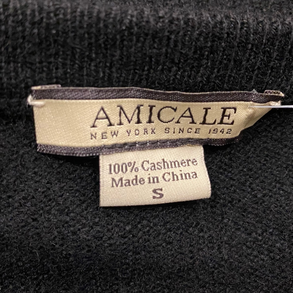 NWOT💝AMICALE Cashmere V-Neck Sweater Size S - Picture 7 of 13